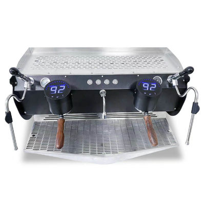 Нержавеющая сталь Коммерческая espresso кофемашина 11L тройные котлы Капучино