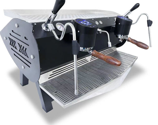 Нержавеющая сталь Коммерческая espresso кофемашина 11L тройные котлы Капучино